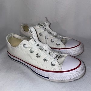 White Converse all stars